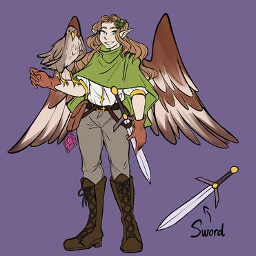Reference sheet of druidbird
